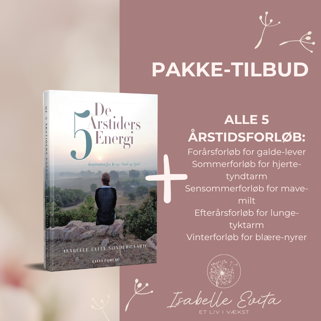 Pakke-tilbud: Bog: De 5 Årstiders Energi + Alle 5 Årstidsforløb