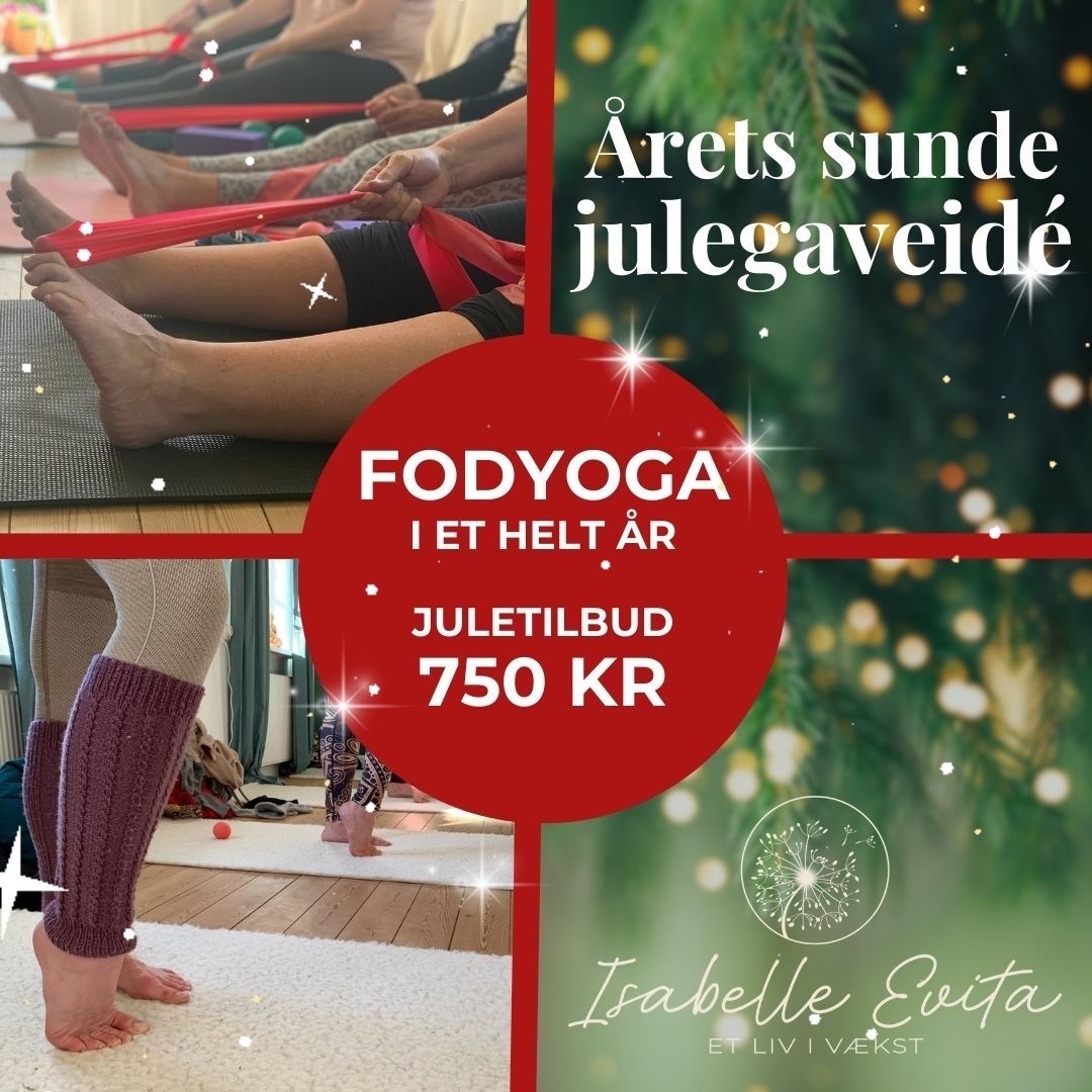 JULETILBUD: 8-ugers FODYOGA-FORLØB - 1 ÅRS ADGANG